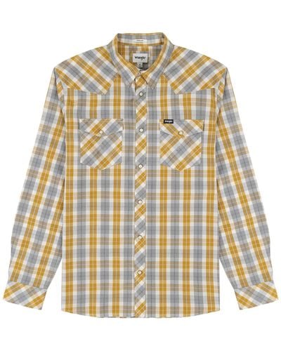 Wrangler Western Shirt Yellow - Natural