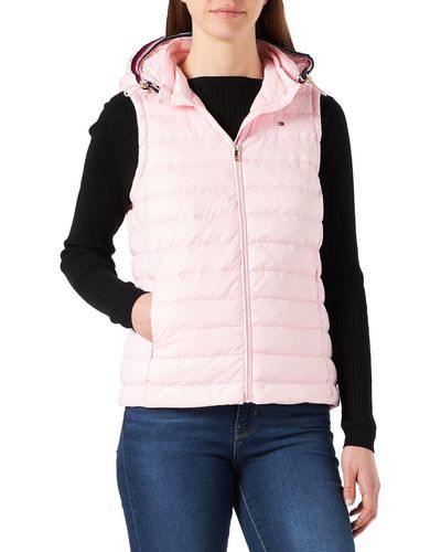 Tommy Hilfiger Th Ess LW Down Gilet Doudoune - Bleu