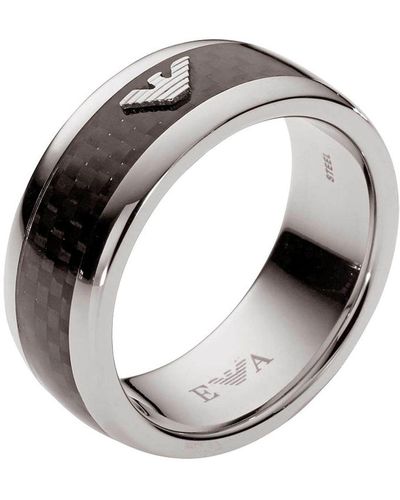 Emporio Armani Ring Für Männer - Mettallic
