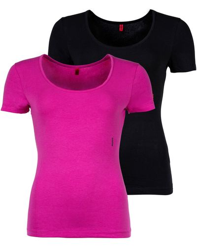 HUGO Twin T-shirt Rn - Pink