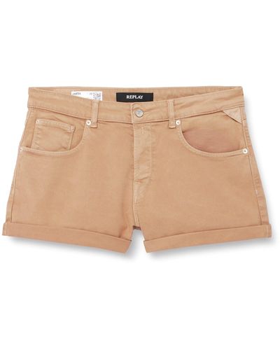 Replay Anyta Jeans-Shorts - Natur