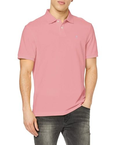 Hackett Hackett Slim Fit Logo Poloshirt - Pink