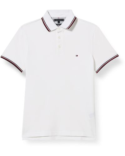 Tommy Hilfiger S/s Polo's Voor - Wit