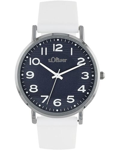 S.oliver Uhr Armbanduhr Silikon 2038377 - Blau