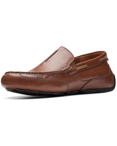 Clarks Markman Seam Driving Style Loafer - Brown