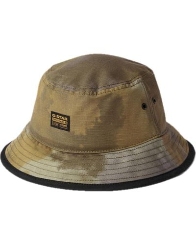 G-Star RAW Camo bucket hat - Braun
