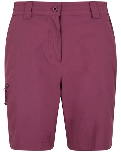 Mountain Warehouse Quick Drying Ladies Short - Purple