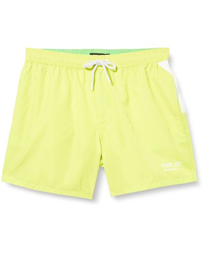 Replay Lm1128 Board Shorts - Yellow
