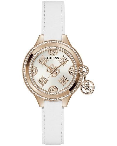 Guess Watch Charmed Leather - Metallic