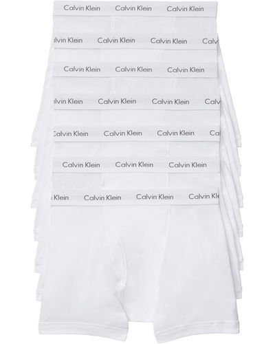Calvin Klein Cotton Classics 7-pack Boxer Brief - White