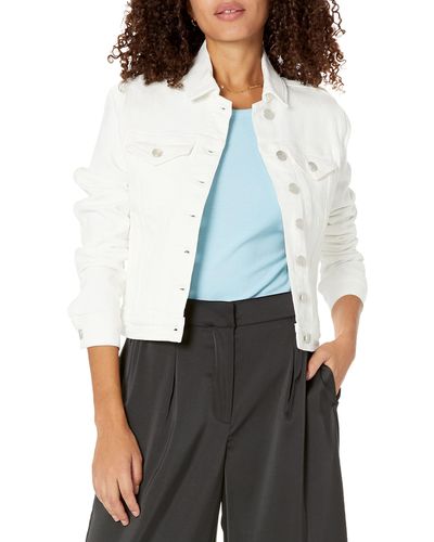 The Drop , giacca di jeans corta da donna Jai, color naturale, XXL, taglia forte - Bianco