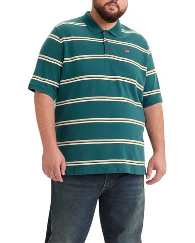 Levi's Big&tall Shirt Big Tall Levis Hm Polo - Green
