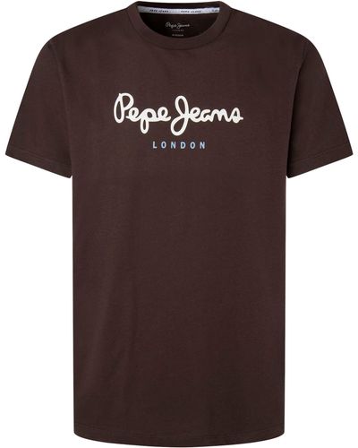 Pepe Jeans Eggo N T-shirt - Brown