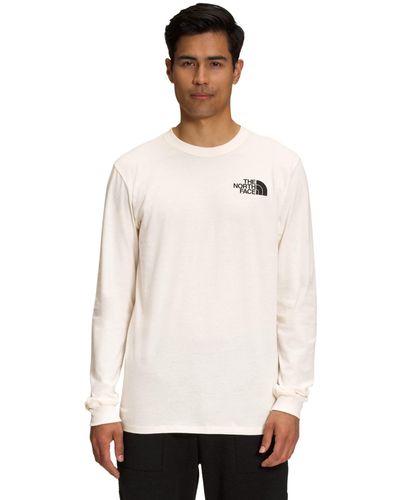 North face long shop sleeve t shirt sale