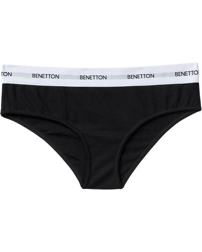 Benetton 3op81s00t Briefs Underwear - Black