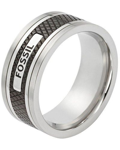 Fossil Ring Für Männer - Grau