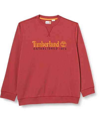Timberland Est1973 Crew Sweats Sweatshirt - Rot