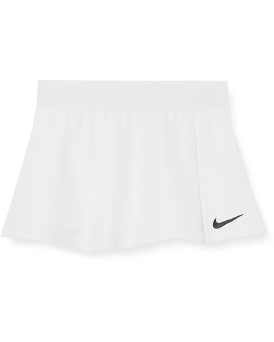 Nike DF Victory Flouncy Jupe de Tennis - Blanc