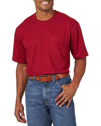 Wrangler Riggs Workwear 3w701cr T-shirt - Red