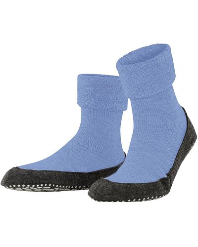 FALKE Cosyshoe M Hp Wool Grips On Sole 1 Pair Grip Socks - Blue