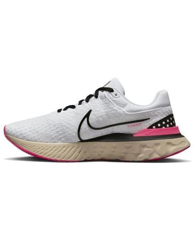 Nike React Infinity Run Flyknit 3 Premium Running Trainers Trainers Shoes Dh5392 - White