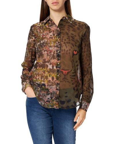 Desigual Cam_daytona Shirt - Blauw