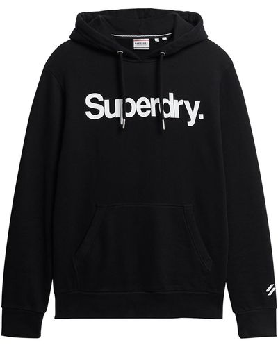 Superdry Core Logo Classic Hood Sweatshirt - Schwarz