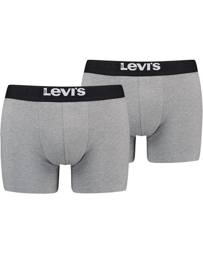 Levi's Solid Basic Boxer - Gris