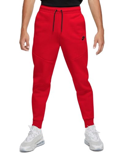 Nike Sportswear Tech Fleece joggingbroek - Rood