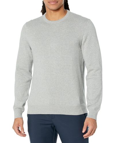 Amazon Essentials Crewneck Sweater Pullover-Sweaters - Grigio