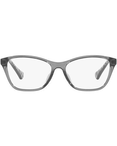 Ralph By Ralph Lauren Ra7144u Universal Fit Square Prescription Eyewear Frames - Black