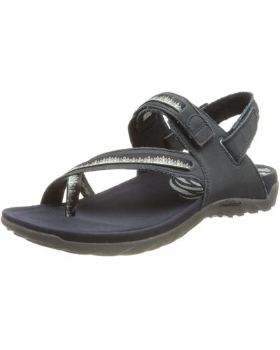 Merrell Terran 3 Cush Convert Post Sport Sandal - Schwarz