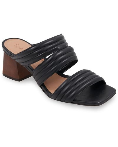 Splendid Kaira Heeled Sandal - Black