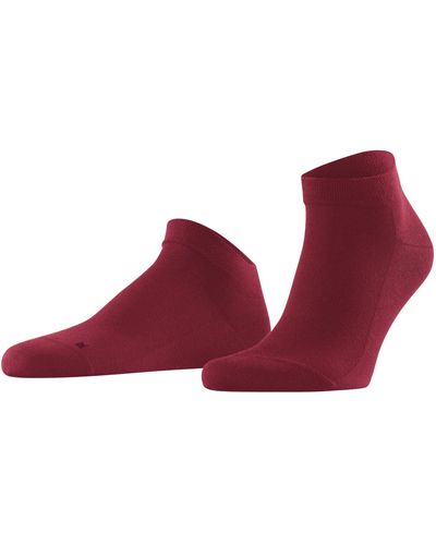 FALKE Sneakersocken Sensitive London M SN Baumwolle mit Komfortbund 1 Paar - Rot