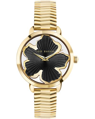 Ted Baker Lilabel Stainless Steel Yellow Gold Bracelet Watch - Metallic