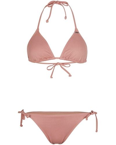 O'neill Sportswear Capri-bondey Essential Fixed Set Bikini - Pink