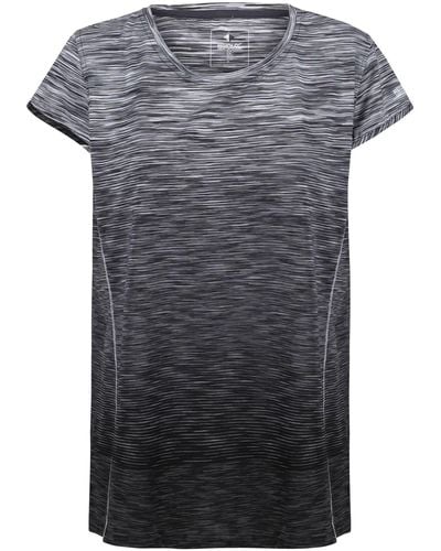 Regatta Hyperdimension II T-Shirt Noir Ombre - Gris