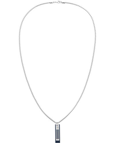 Tommy Hilfiger Semi Precious Necklace in Metallic for Men | Lyst UK