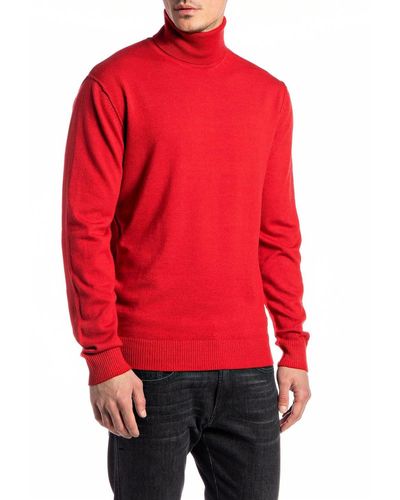 Replay Uk8519 Sweater - Rouge