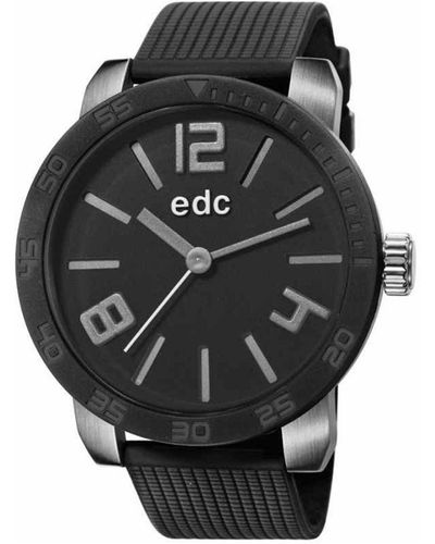 Esprit EDC by -Armbanduhr XL Bold Maverick Analog Quarz Resin EE101191004 - Schwarz