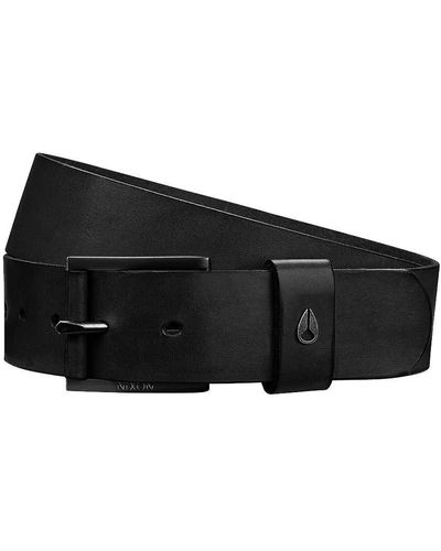 Nixon Gürtel Americana Leather Belt - Schwarz
