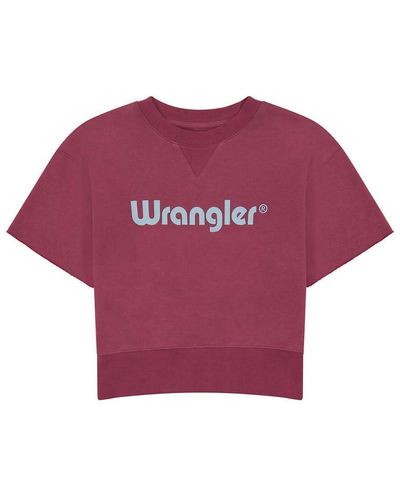 Wrangler SS Sweatshirt - Lila