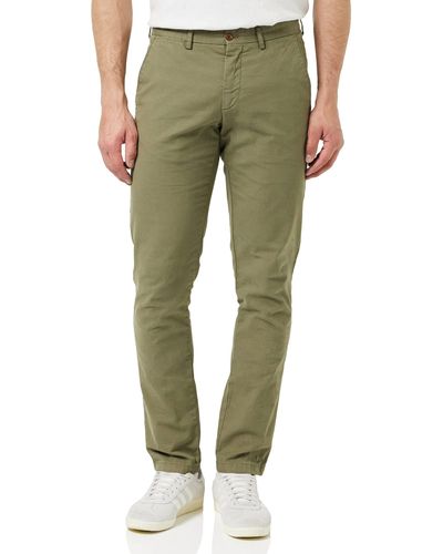 Hackett Texture Chino Pants - Grün