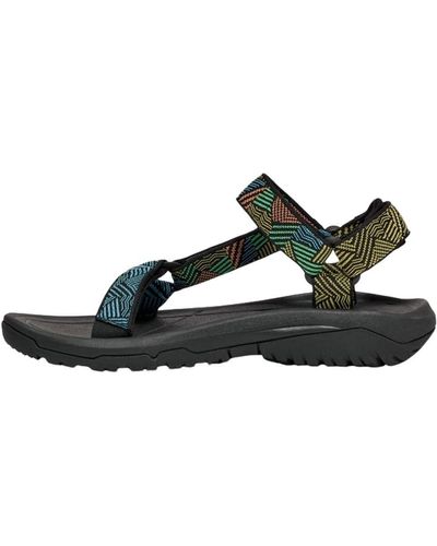 Teva Hurricane Xlt2 Sandalen mit EVA-Schaum-Zwischensohle und robuster Durabrasion-Gummi-Außensohle - Schwarz