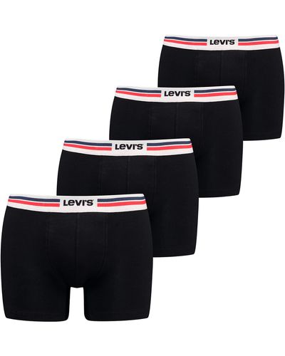 Levi's LEVIS Solid Basic Boxer - Schwarz