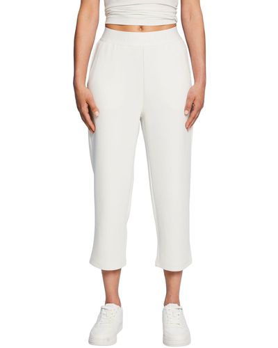 Esprit Recyclé : pantalon de jogging - Blanc