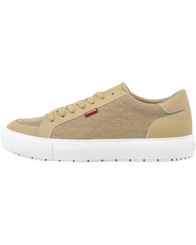 Levi's Levis Footwear And Accessories Woodward Rugged Low Sneaker - Naturel