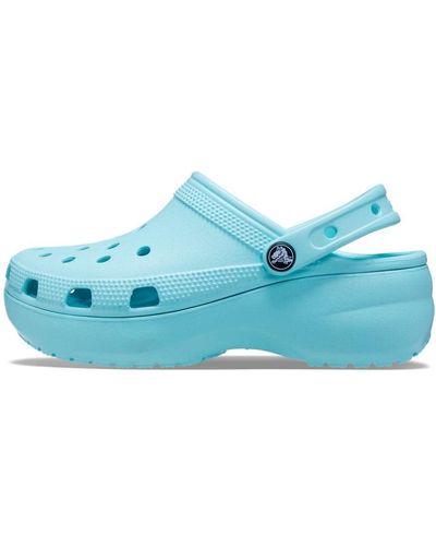 Crocs™ Womens Classic Platform Clog Clog - Blau