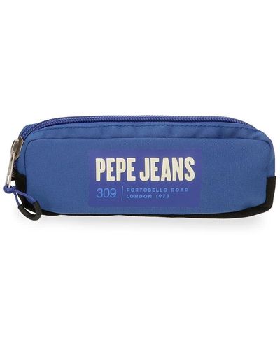Pepe Jeans Enso Darren Astuccio Blu 22 x 7 x 3 cm Poliestere