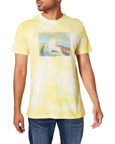 Desigual Ts_feal T-shirt - Yellow